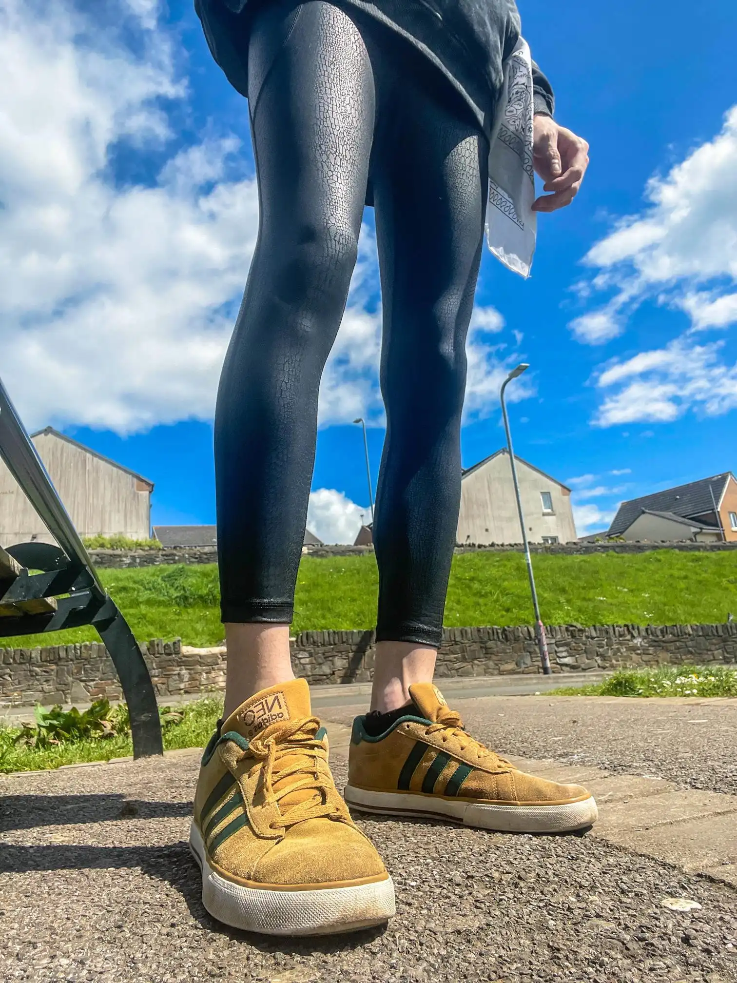 How to Style Faux Leather Leggings and Converse Sneakers with Special Edition