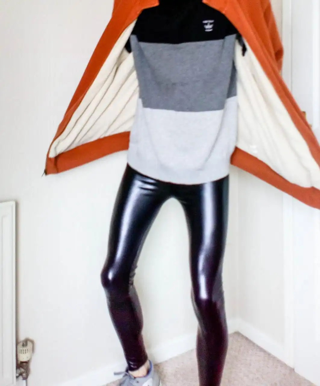 How to Style Leather Leggings with Cool Bomber Jackets