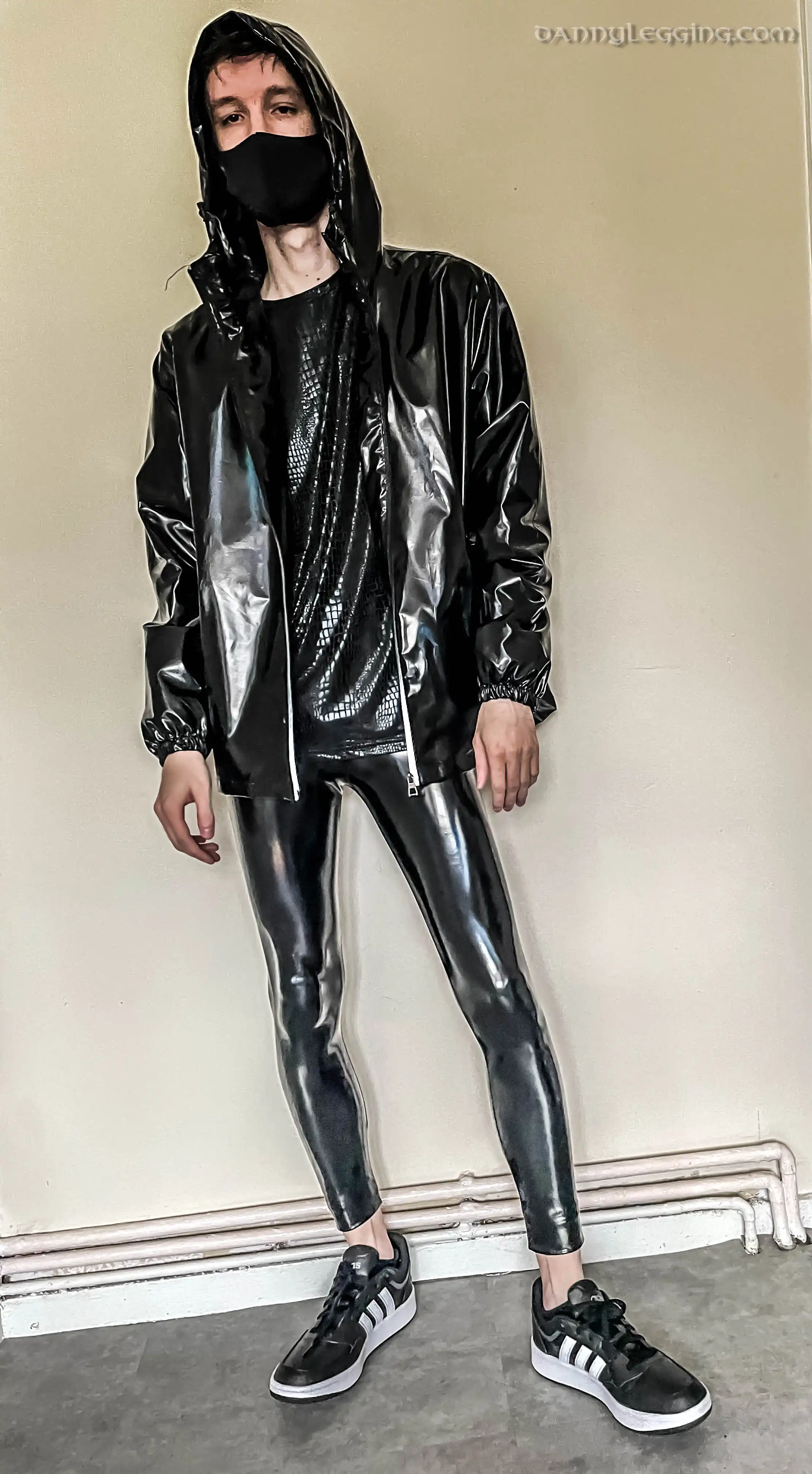 Patent Leggings and Jacket: Futuristic Style Outfit