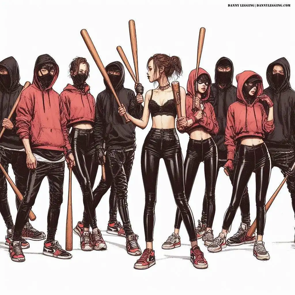 Gangs in Red - Synthetic Art Generation