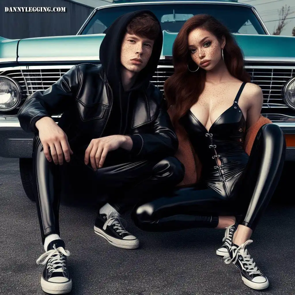 The Leather Pants Couple - Synthetic Art Generation