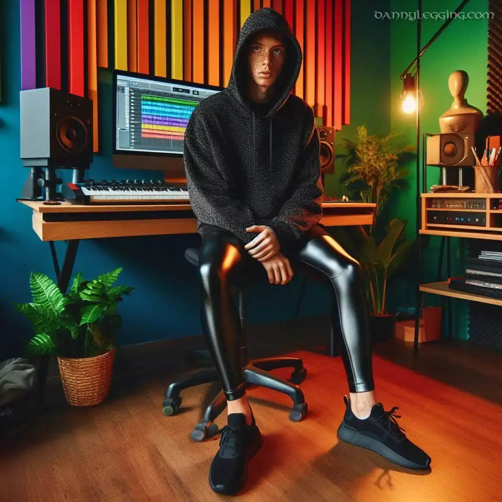 Music Producer in the Studio - Realistic 3D Digital Art